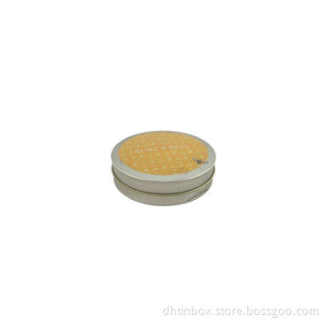 metal candle tin, wax candle container, home candle can